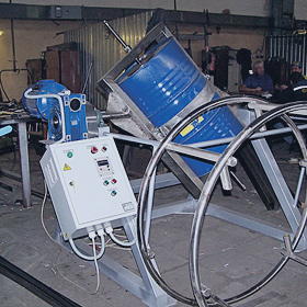 Мешалка типа “пьяная бочка” под сменную тару