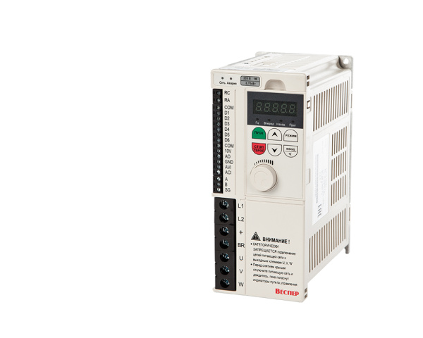 Преобразователь частоты Веспер E4-8400-S1L 0,75кВт 220В